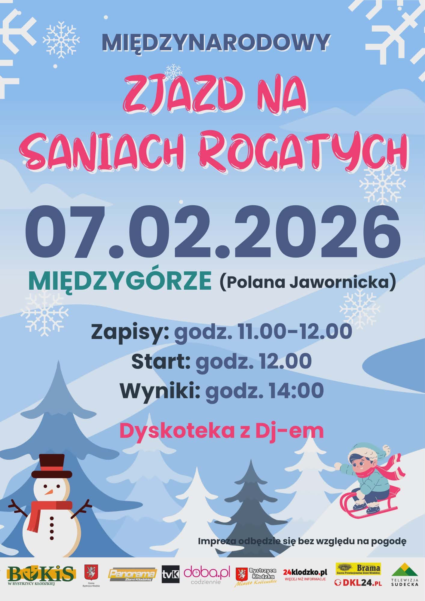 ZJAZD NA SANIACH ROGATYCH