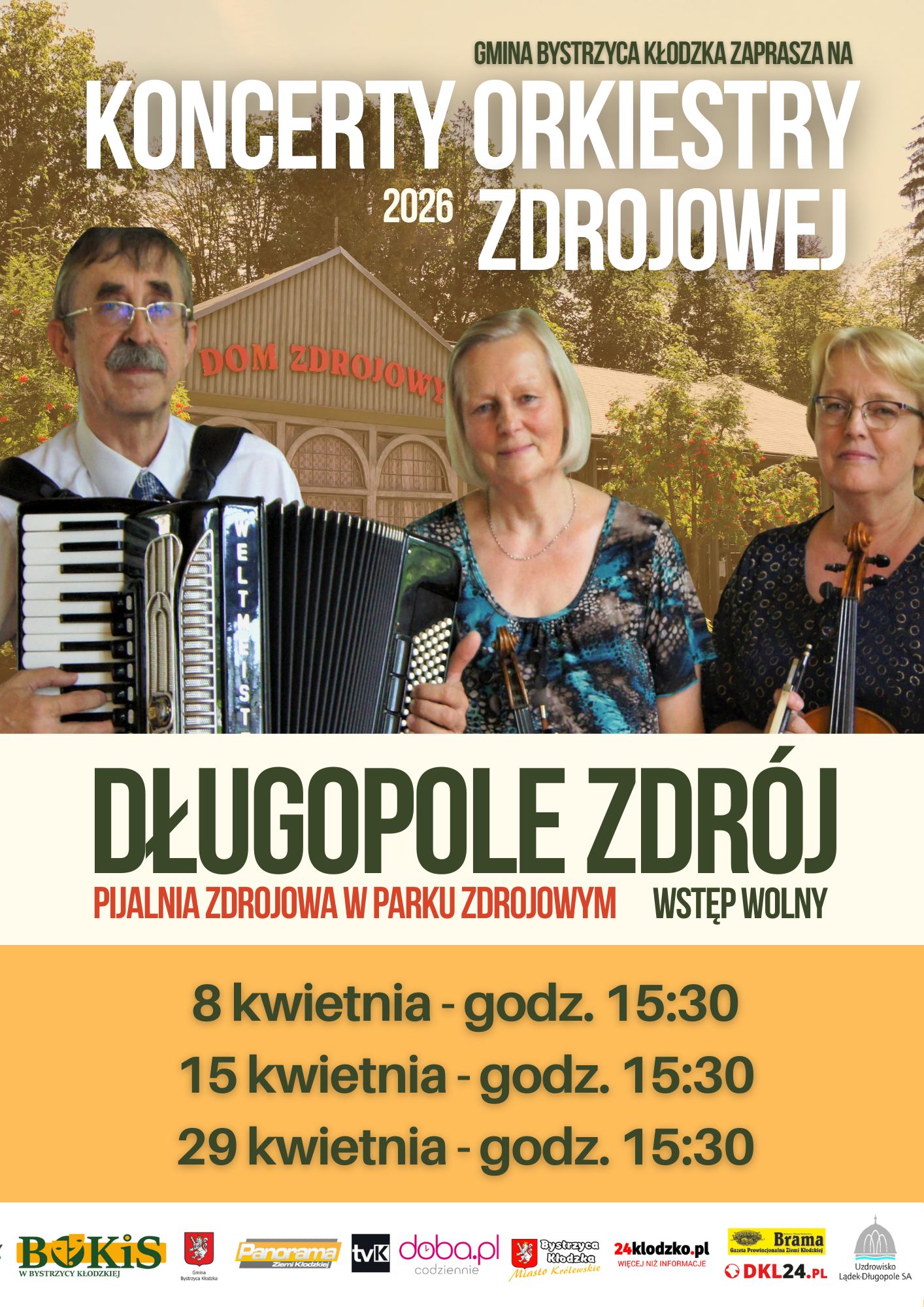 KONCERTY ORKIESTRY ZDROJOWEJ